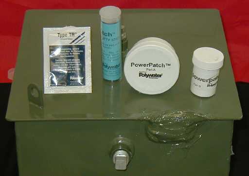 The completed PowerPatch® seal: effective transformer repair at a fraction of the cost. No oil removal required. No need to bag or remove transformer from service. Eliminates scheduled outages.