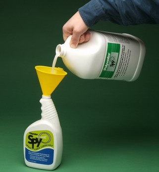 Polywater® SPY Catalog #SPY-35LR Quart Spray Bottle is easily refilled from the SPY-128 gallon.