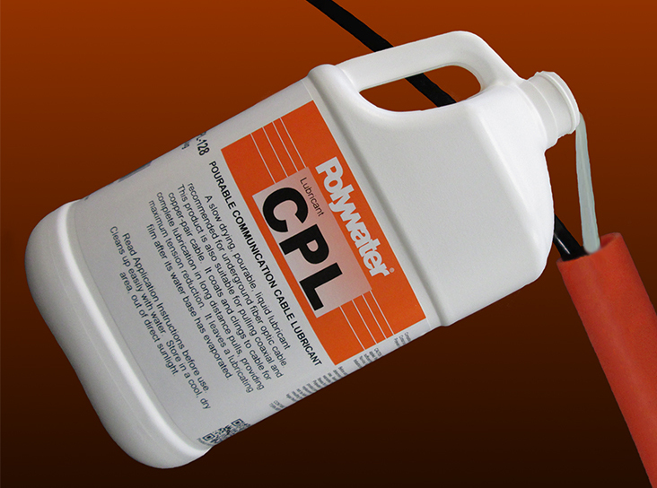 Polywater® CPL High Performance Pourable Cable Pulling Lubricant -- Specification Grade Lube For Fiber to the Home Cabling. Provides Excellent Friction Reduction for Installing all Wires in any Conduits, Ducts, and Raceways.