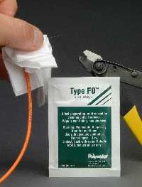 Type FO™ Alcohol Fiber Optic Wipe, catalog #FO-1