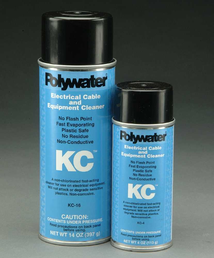 Type KC® Aerosol Contact Cleaner for cleaning circuitry, delicate electronics, circuit boards, controls, switches, and substation relays