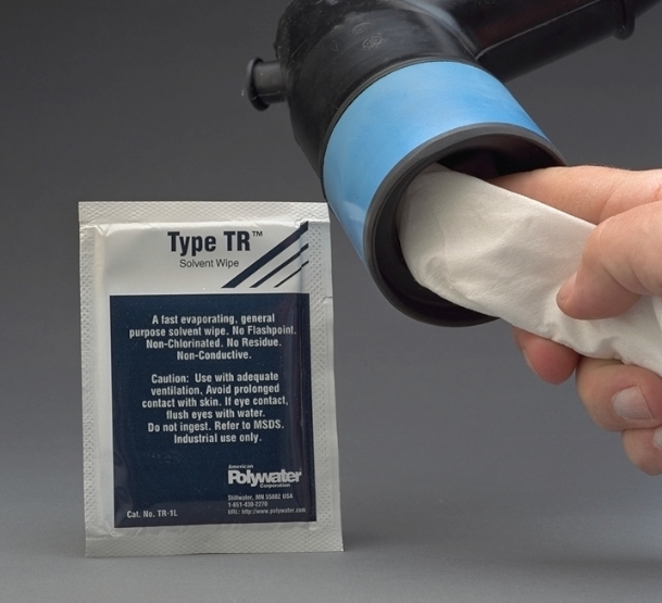 Type TR™ saturated wipe, catalog #TR-1.